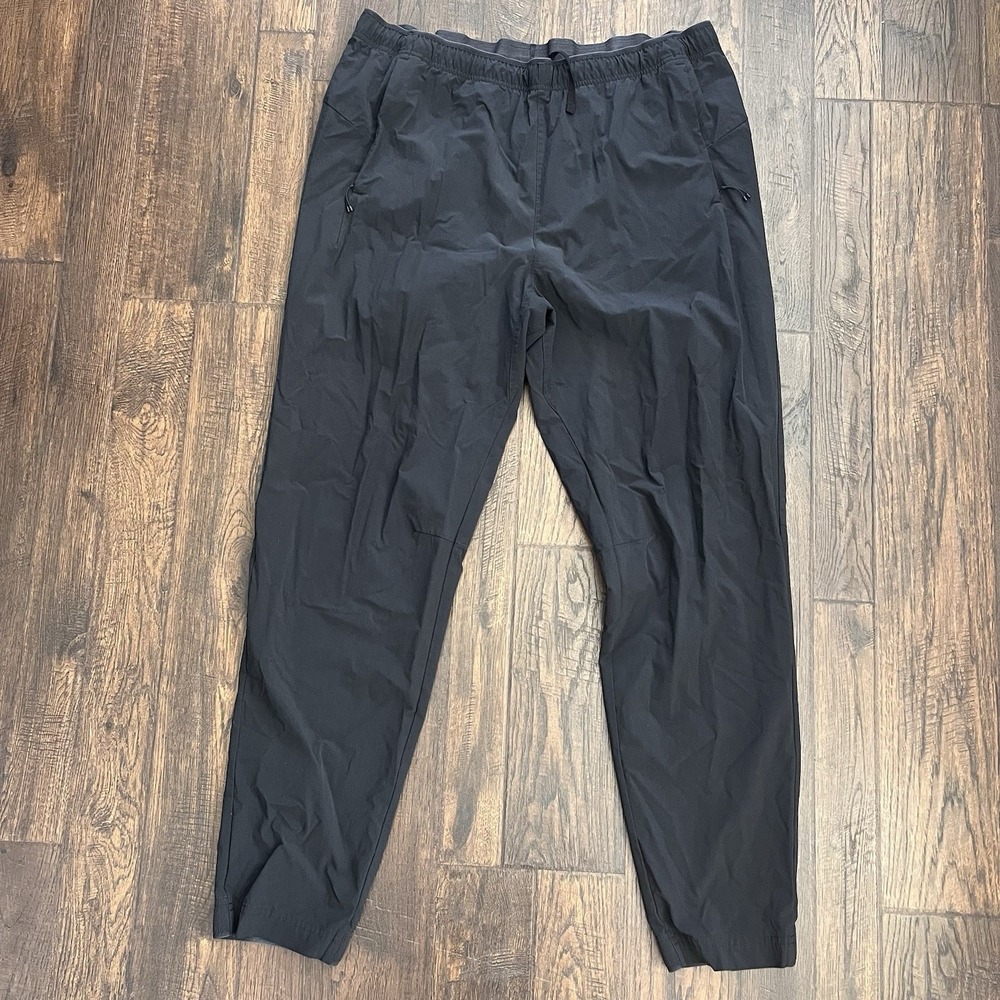 REI XL Charcoal Black Mens Athletic Pants Lightweight Breathable Outdoors Co-op